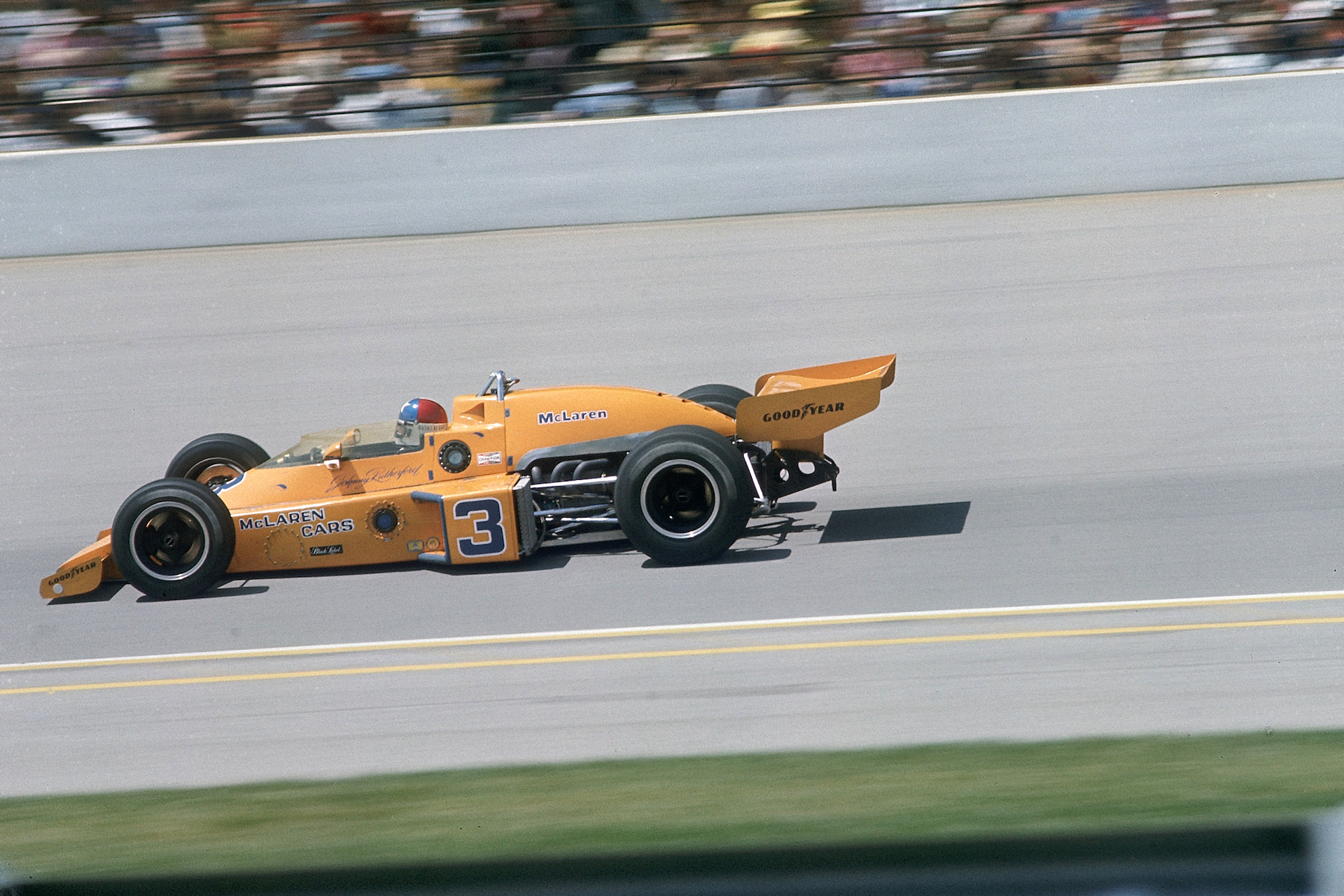 How Johnny Rutherford's 1974 Indy 500 Win Kicked Off McLaren's Triple Crown