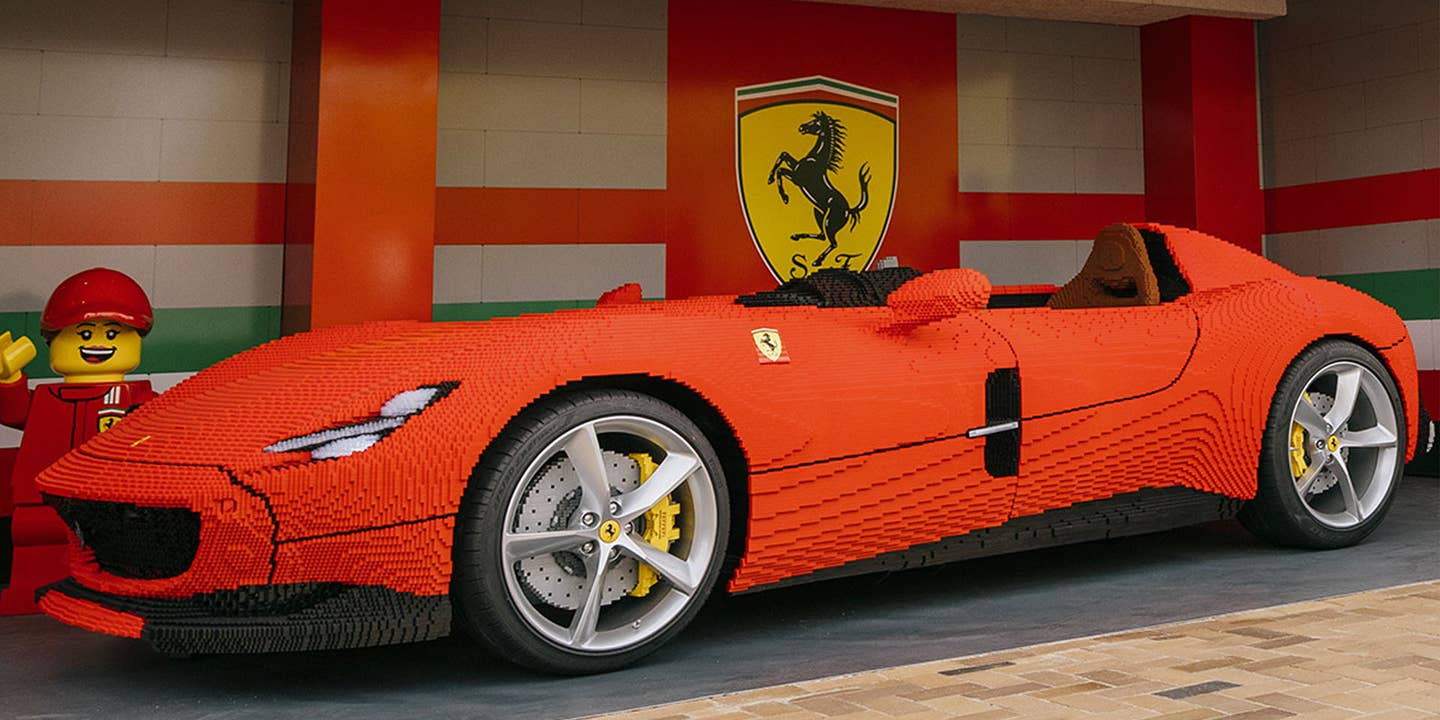 This Full-Size Lego Ferrari Monza SP1 Has More Than 383,000 Bricks