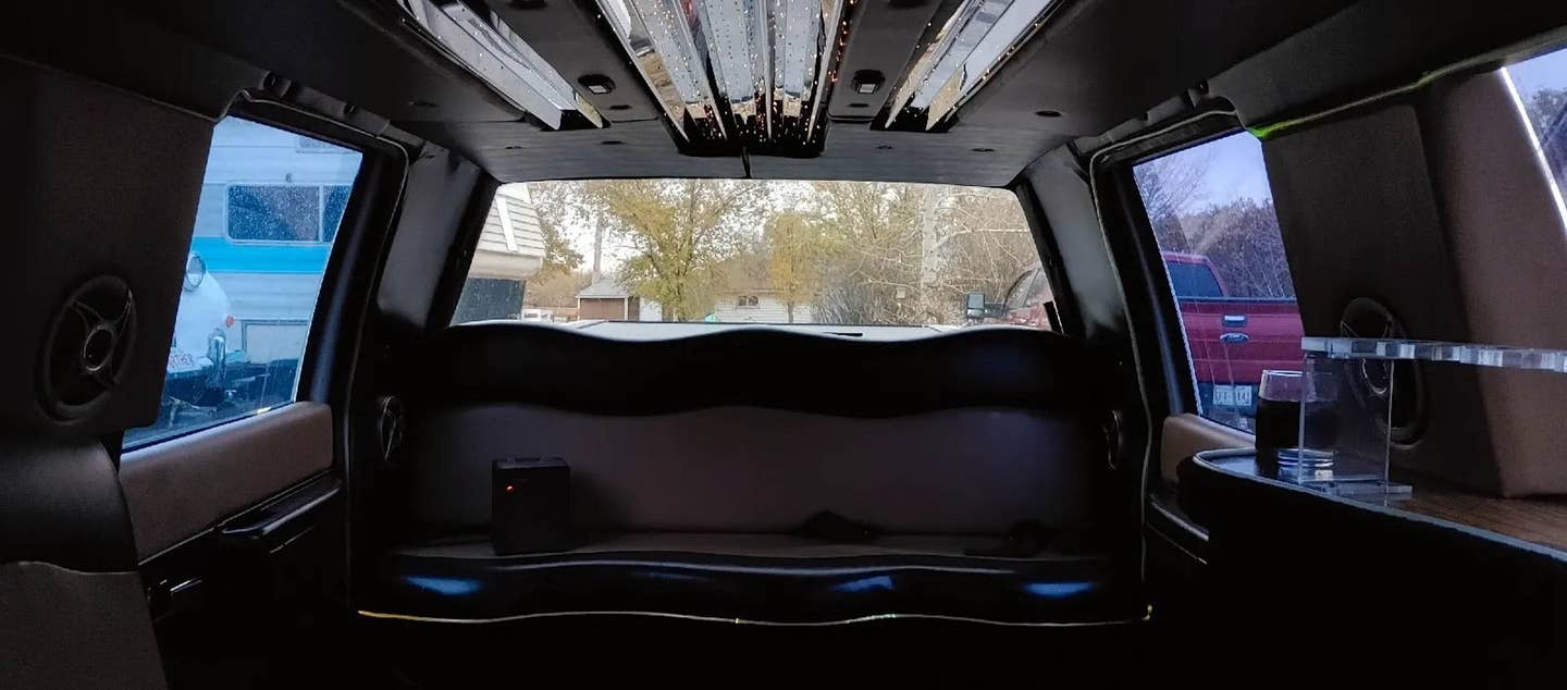For Sale: GMC Dually Limo Is All About Business in Front, Party in Back