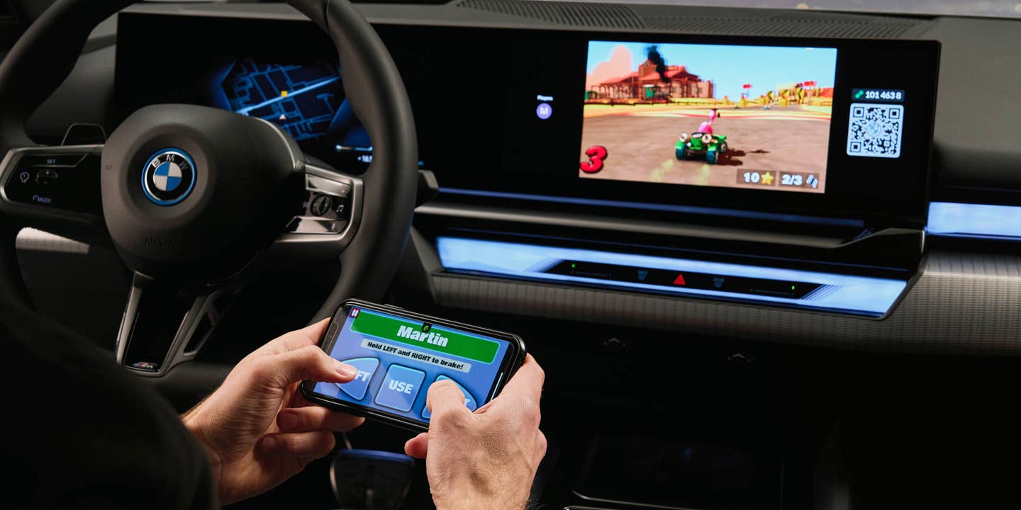 New BMW 5 Series Has Built-In Video Games That Use Your Smartphone as Controller
