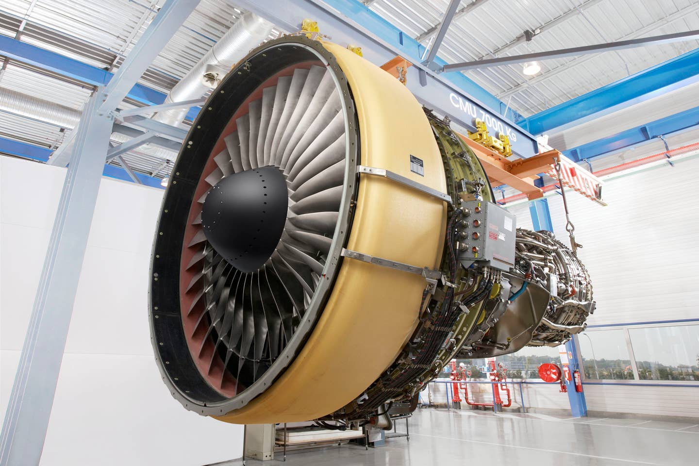 &nbsp;Rated at 72,000 pounds thrust, the CF6-80E1A3 is the highest-thrust CF6 engine offered to date. <em>GE Aerospace</em><br>