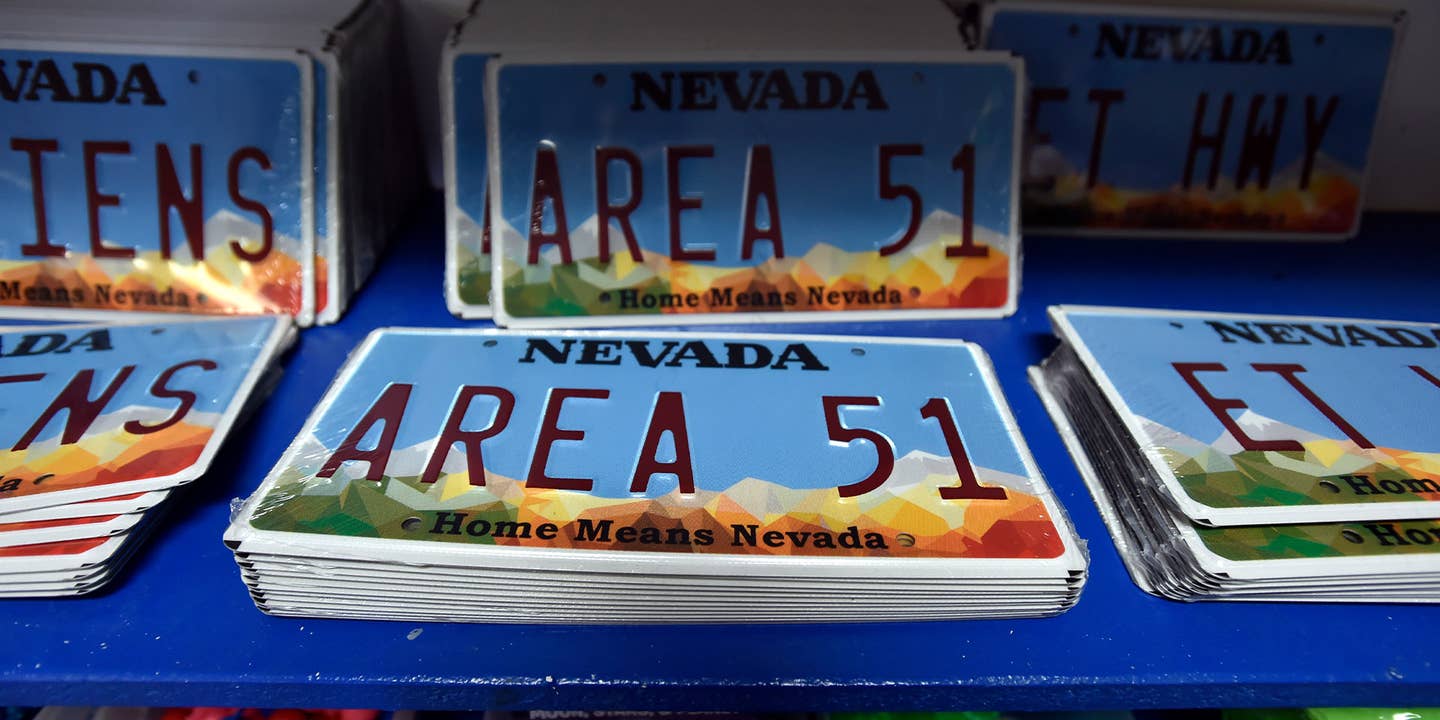 Area 51 License Plate
