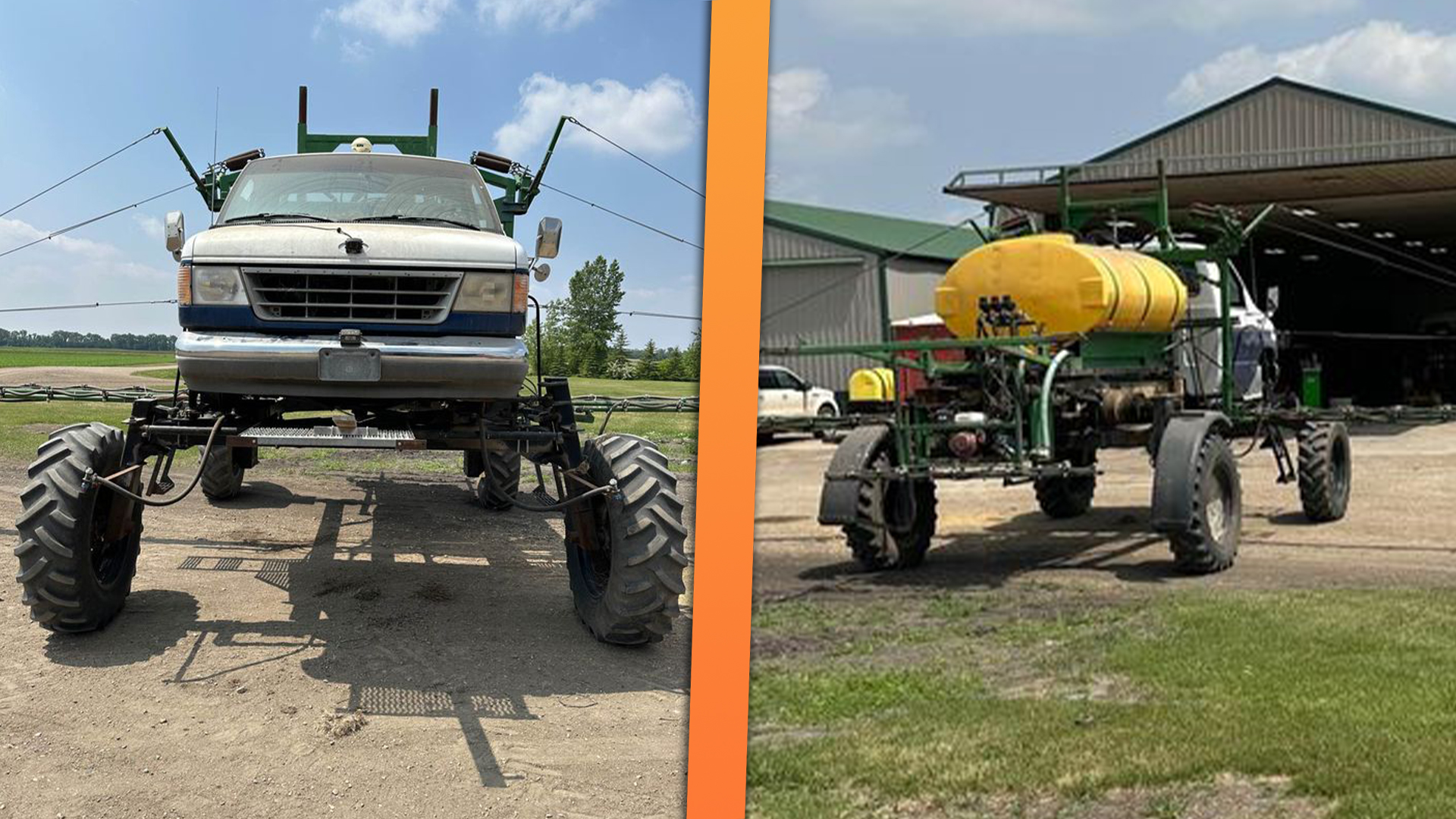 Buy This Homemade Farm Sprayer With a 7.3L Power Stroke Diesel Just to Say You Did