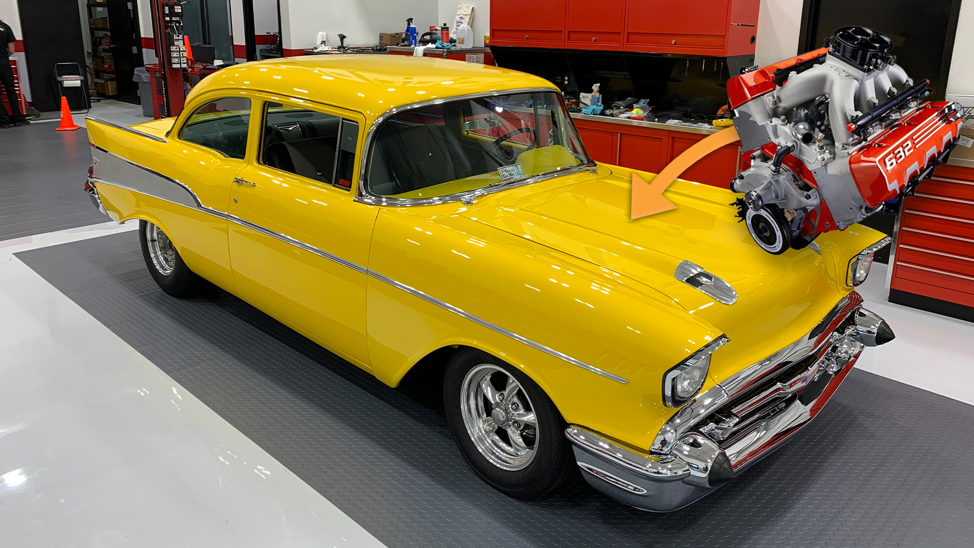 Controversial 1957 Chevy ‘Project X’ Ditches EV Swap for 632-Cubic-Inch V8