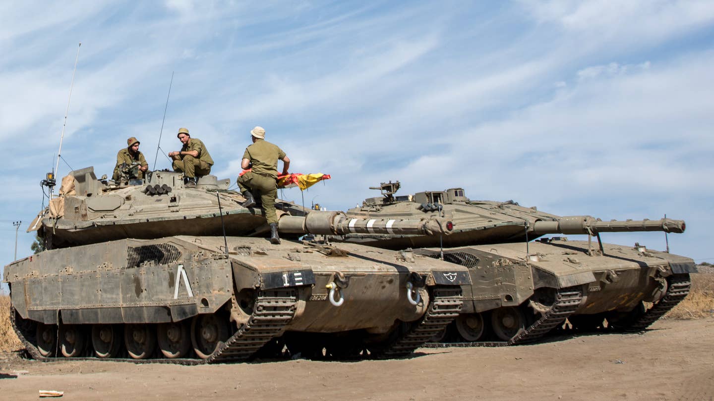 IDF Merkava tanks. <em>IDF</em>