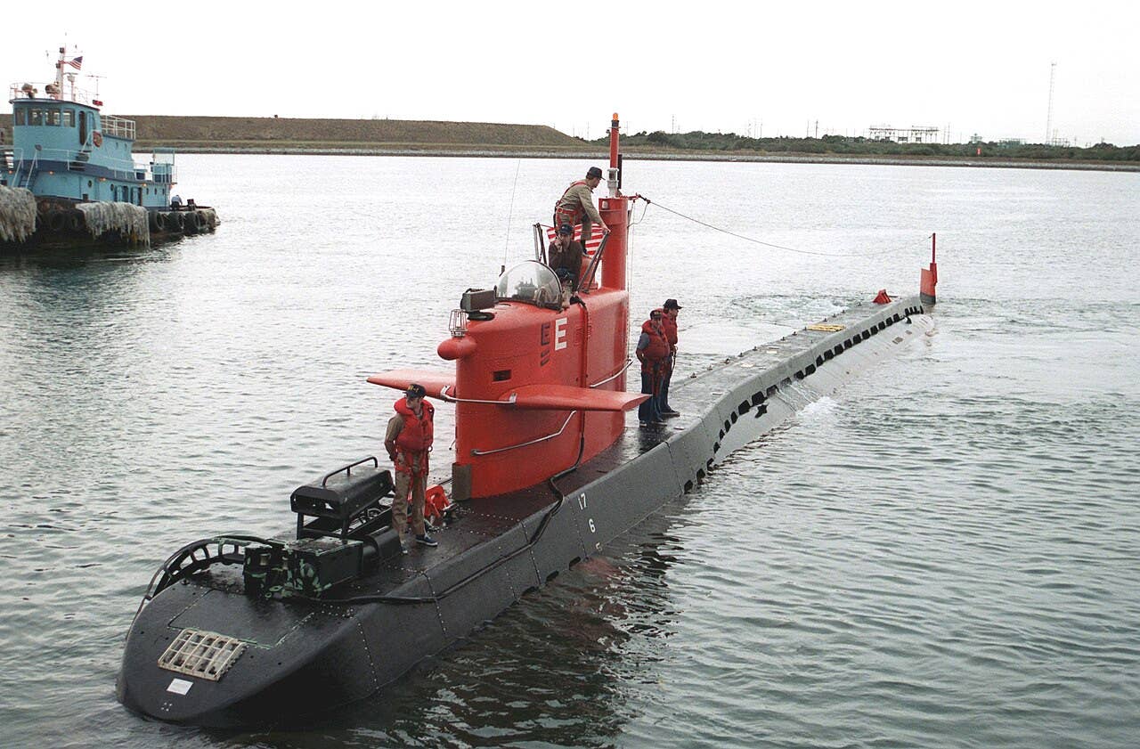 The US Navy's NR-1 nuclear-powered mini-submarine. <em>DOD</em>