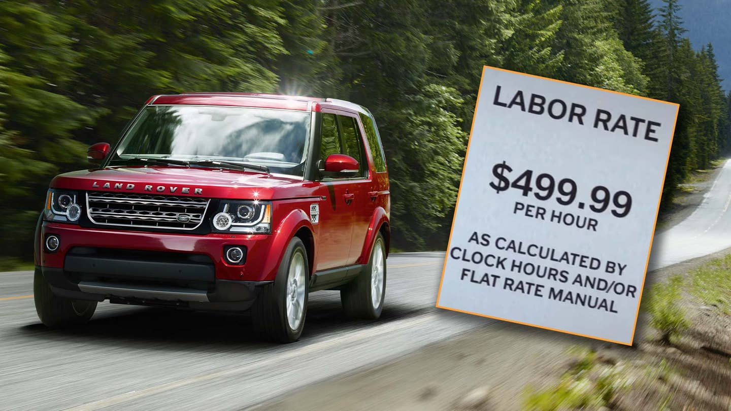 This Land Rover Dealer Charges $500 Per Hour for Service