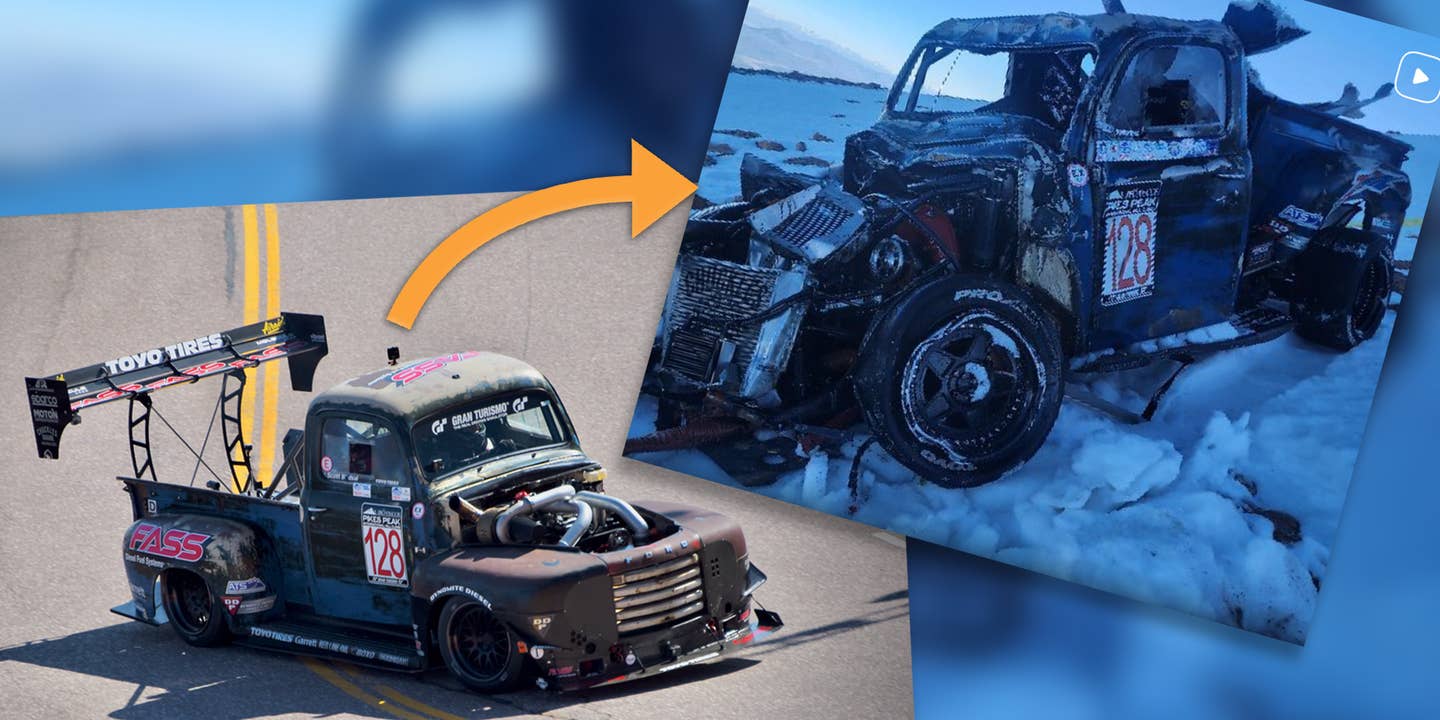 1949 Ford F-1 Cummins destroyed at 2023 PPIHC