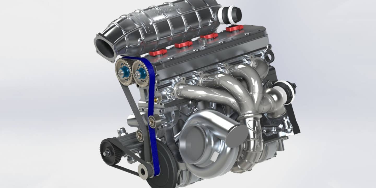 4.0L Four-Cylinder Racing Engine Makes 2,000+ HP