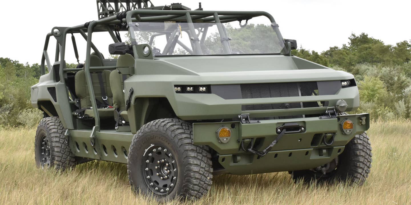 Militarized GMC Hummer EV Breaks Cover For the First Time