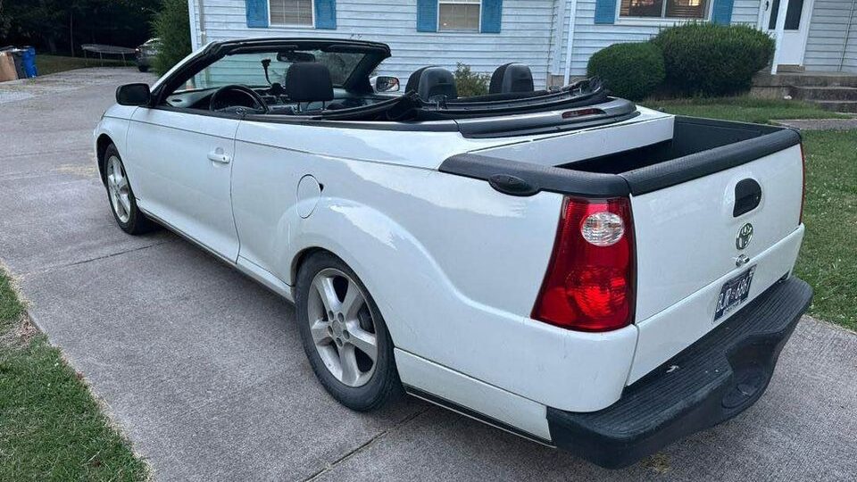This Toyota Solara-Ford Explorer Sport Trac Mashup Is One Bizarre Convertible Pickup