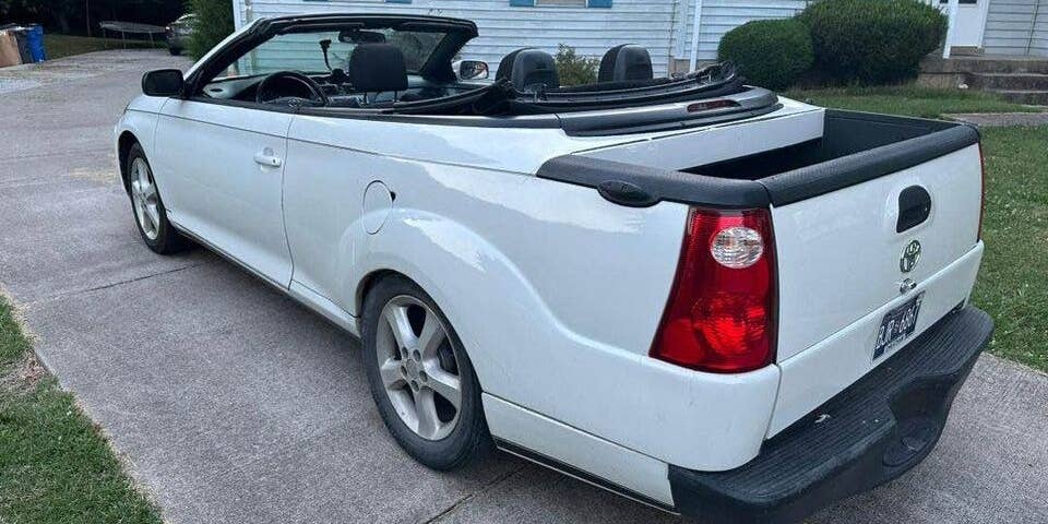 This Toyota Solara-Ford Explorer Sport Trac Mashup Is One Bizarre Convertible Pickup