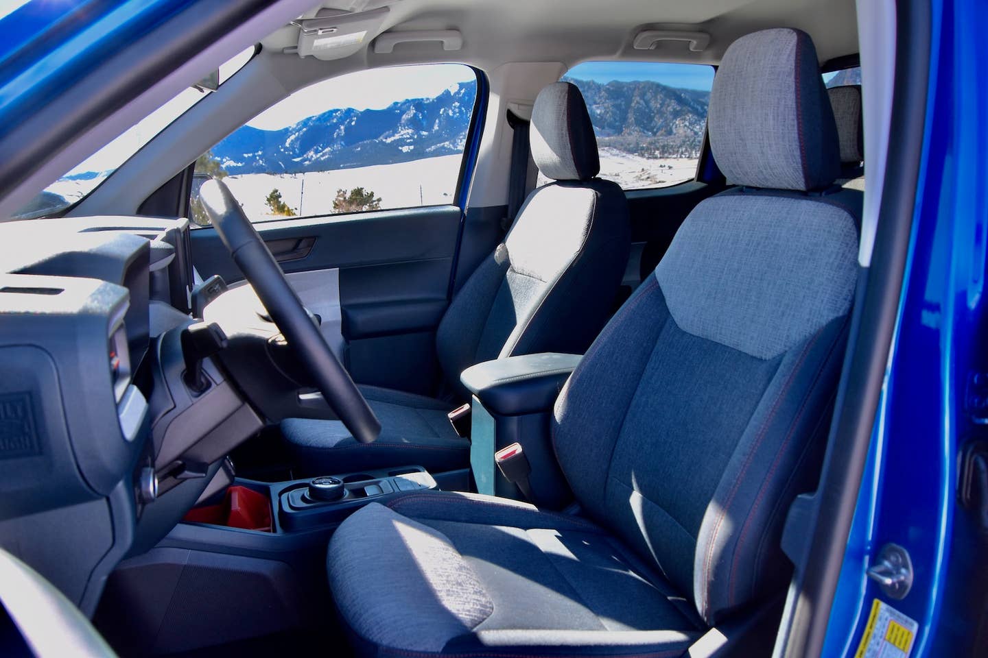 2022 Ford Maverick hybrid interior