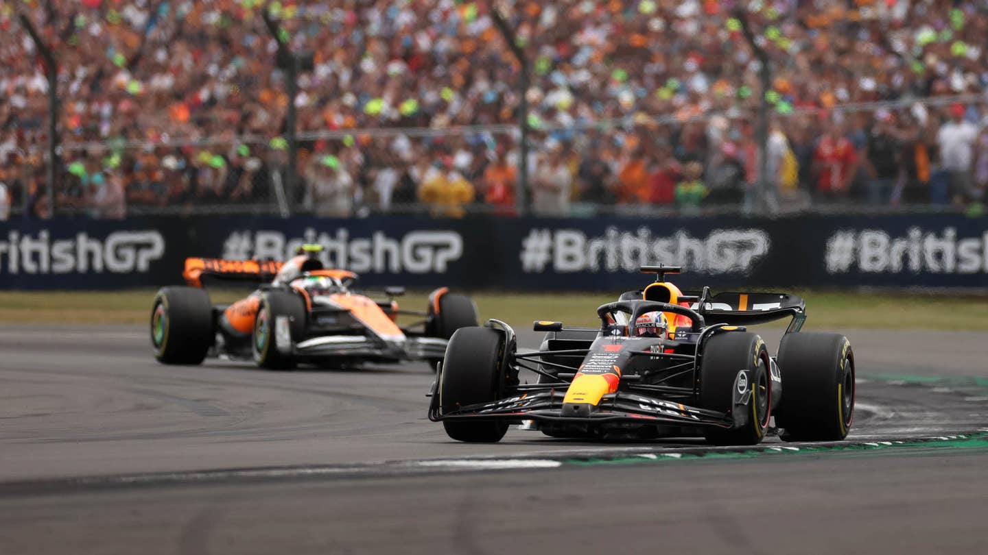 <em>Verstappen once again leading Norris | Getty Images</em>