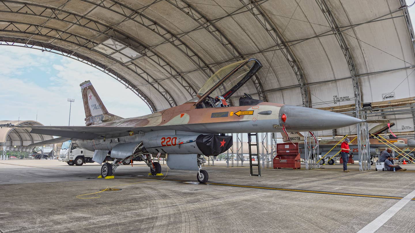 Top Aces has developed an Advanced Aggressor upgrade for its F-16s. <em>Jamie Hunter</em>