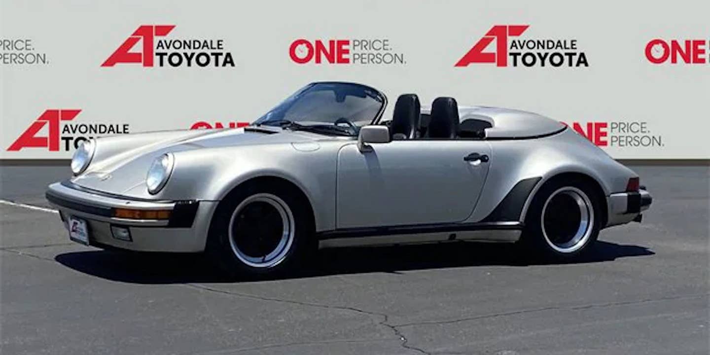 How This Rare 1989 Porsche 911 Speedster Ended Up at a Toyota Dealer