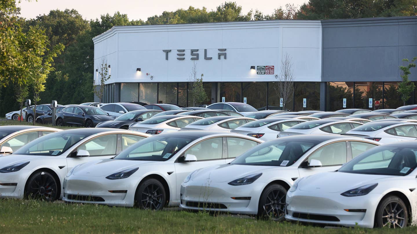 Tesla Dealer Lot