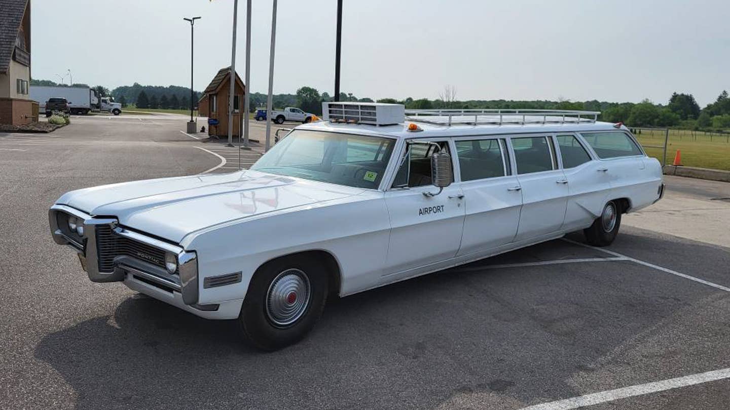 Eight-Door 1968 Pontiac Catalina Limo Is 24 Feet Long and for Sale
