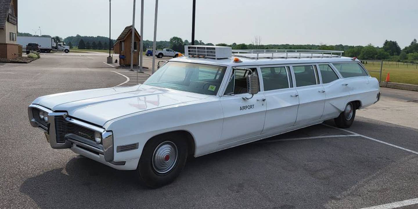 Eight-Door 1968 Pontiac Catalina Limo Is 24 Feet Long and for Sale