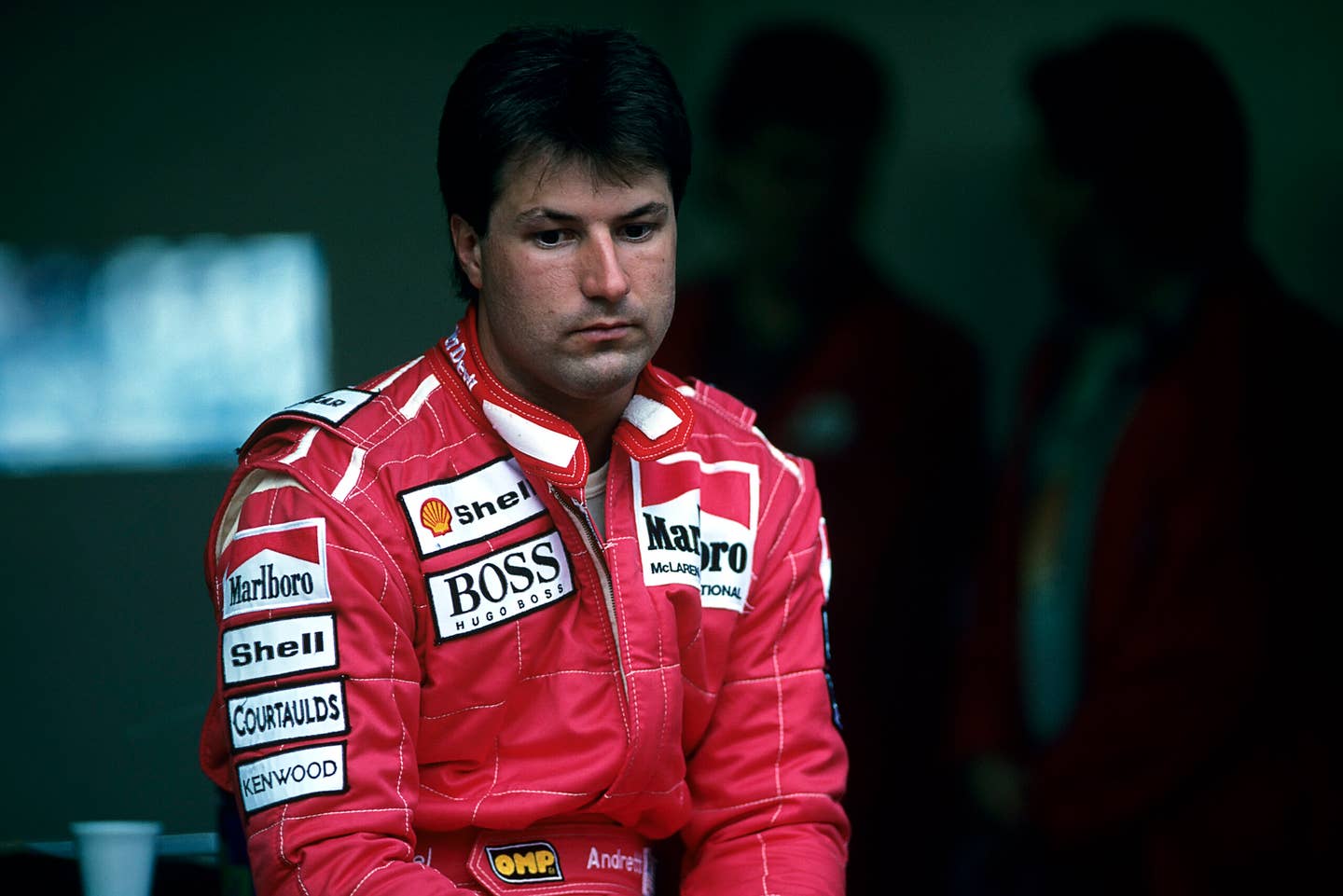 Come on, give him a go (Michael Andretti looking forlorn at Monaco, 1993). <em>Paul-Henri Cahier/Getty Images</em>
