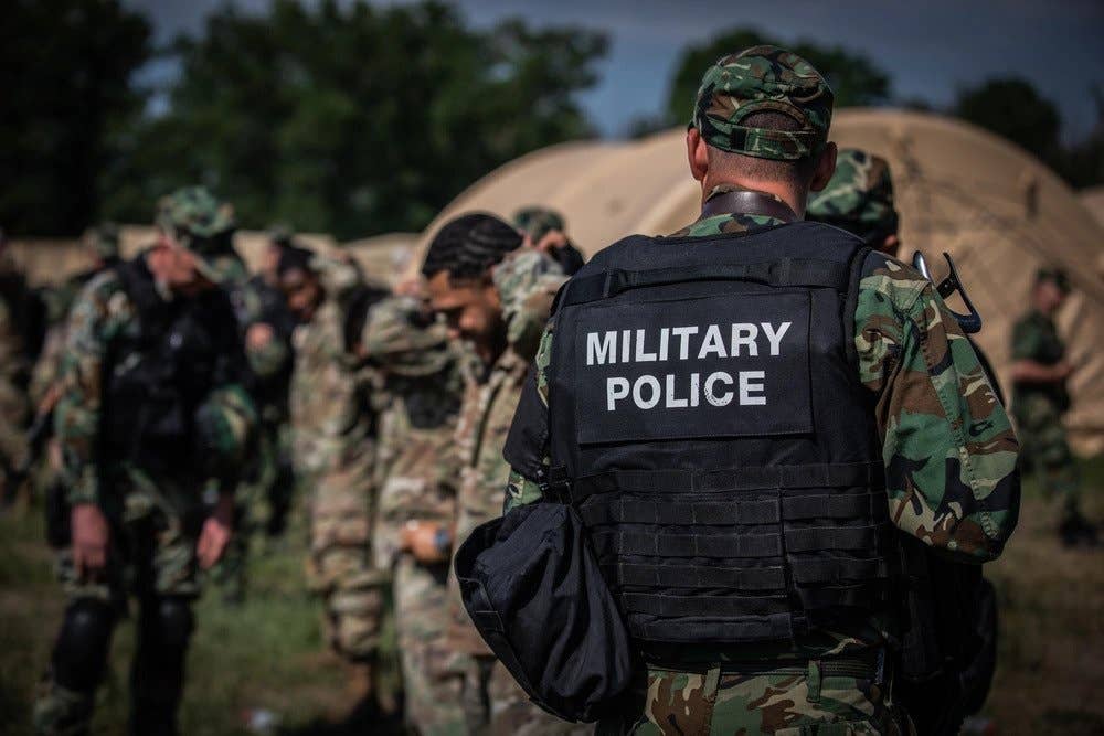 Reserve Military Police troops may be among those mobilized under Biden's executive order, the Pentagon told us. (U.S. Army photo by SSG. Samuel Hartley)