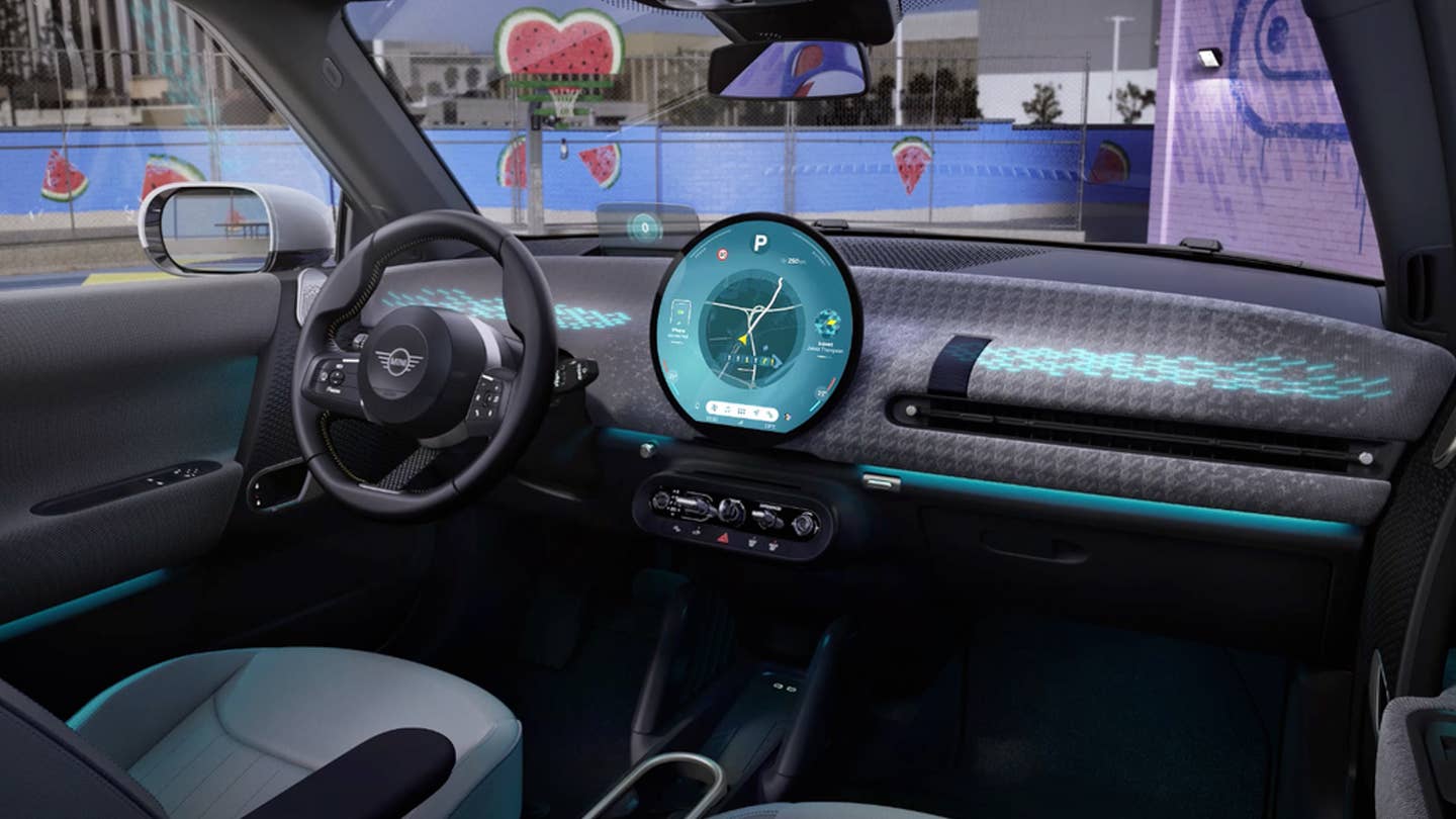 New Mini Electric’s Interior Is a Fitting and Futuristic Throwback to the OG