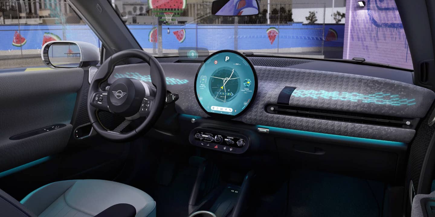 New Mini Electric’s Interior Is a Fitting and Futuristic Throwback to the OG