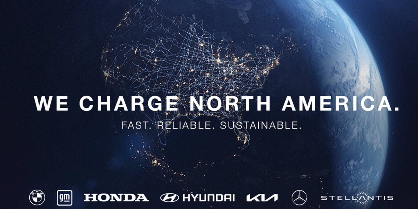 BMW, General Motors, Honda, Hyundai, Kia, Mercedes-Benz, and Stellantis have committed to building a charging network in North America