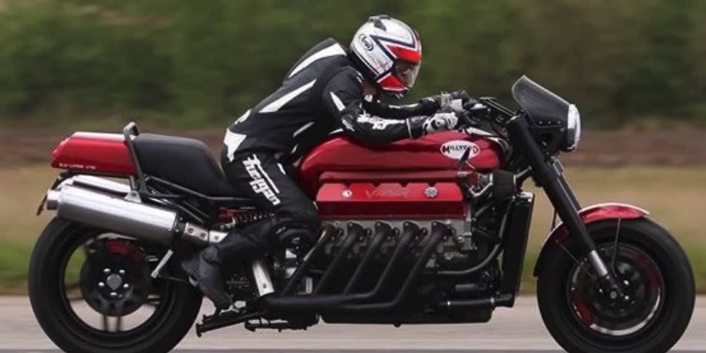 That 500-HP Viper V10 Motorcycle Just Set a New Speed Record