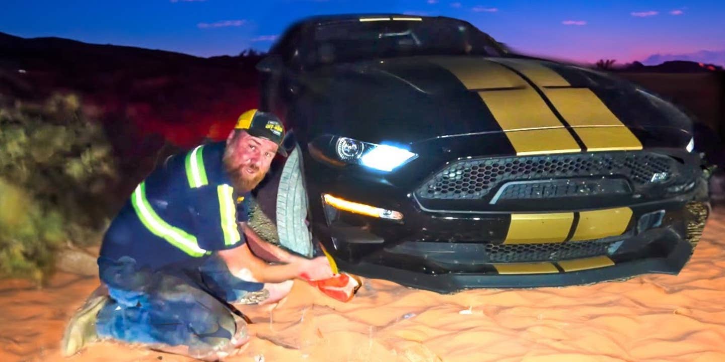 Tourist’s Off-Road Adventure in a Rental Ford Mustang GT Didn’t End Well