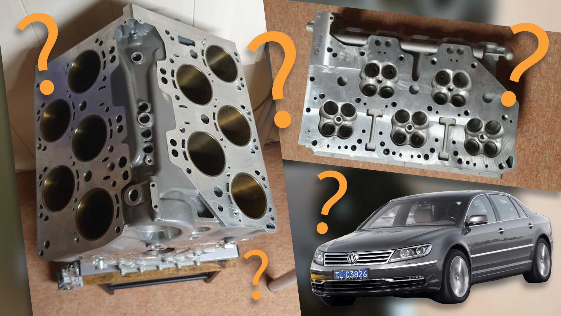 Photos of Mysterious VW W10 Engine Prototype Pop Up on Facebook