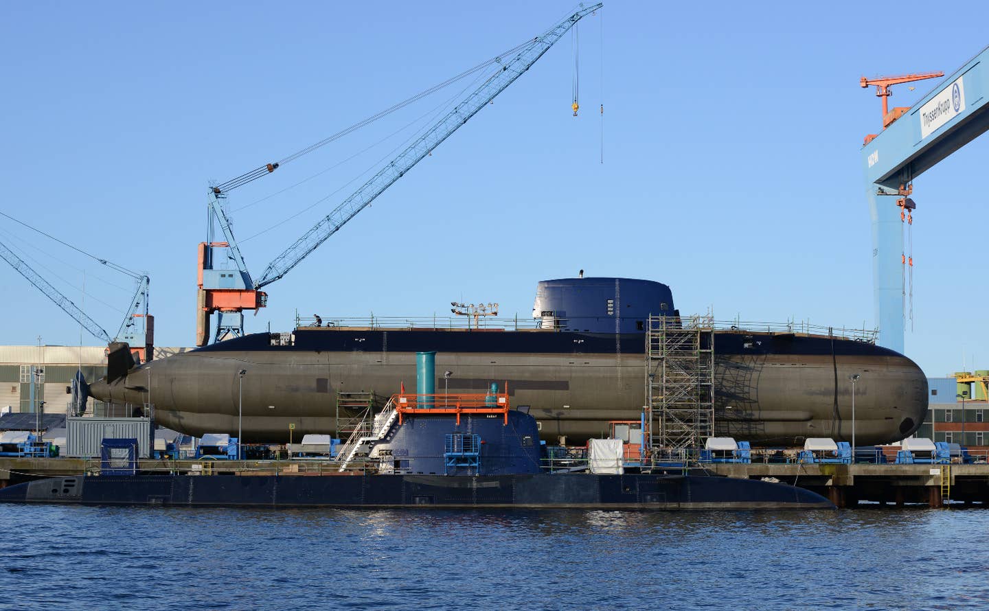 Latest Israeli Submarine&#8217;s Big Sail Seen In New Images