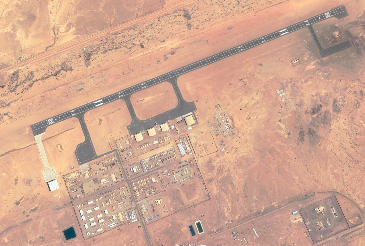 Nigerien Air Base 201 in Agadez. (Google Earth)