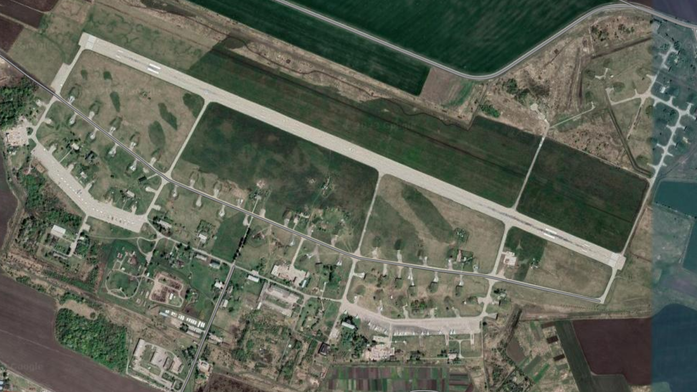 Starokostiantyniv Air Base (via Google Maps)