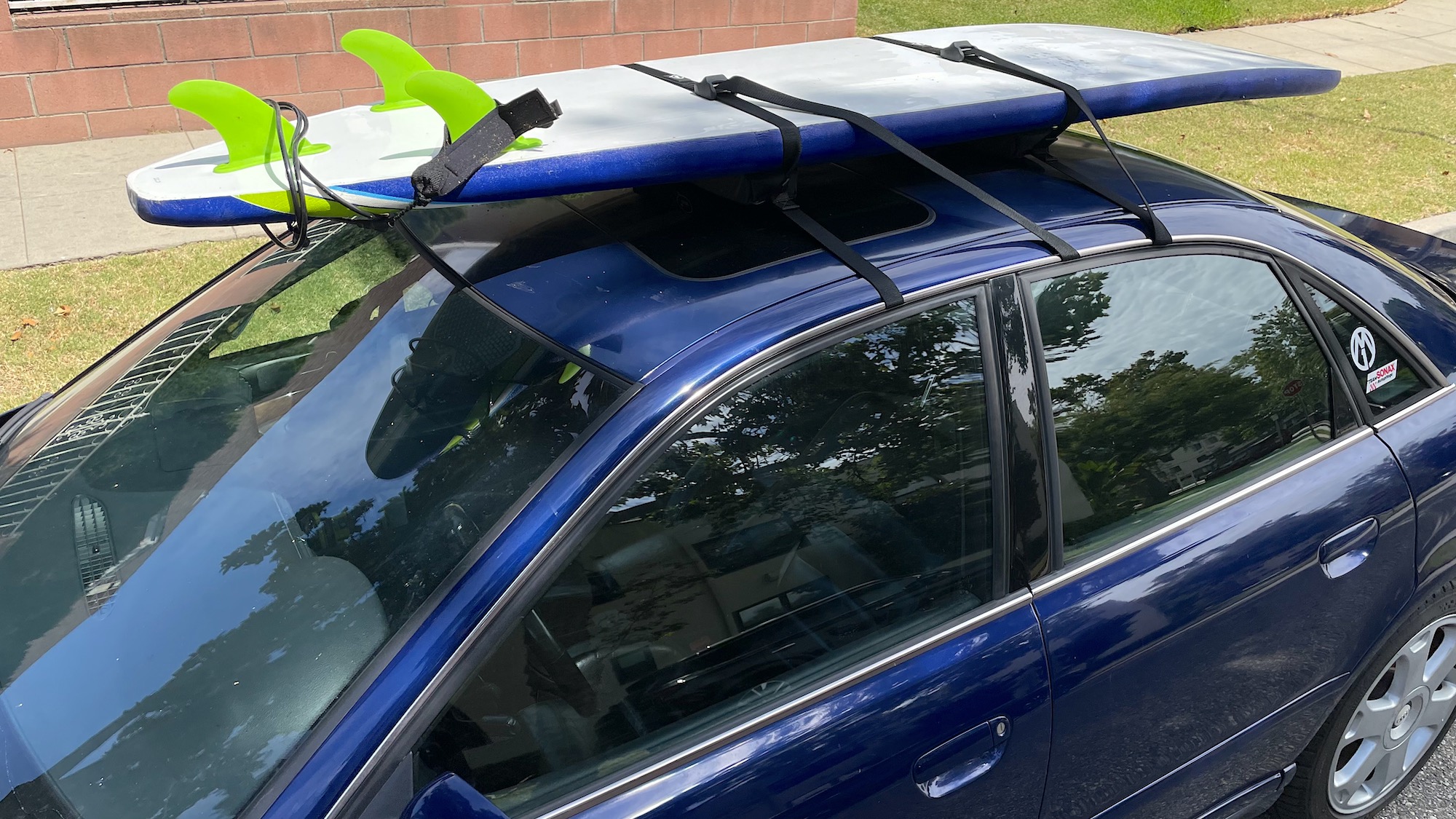 Universal Car Soft Roof Rack Cross Pads - sporting goods - by