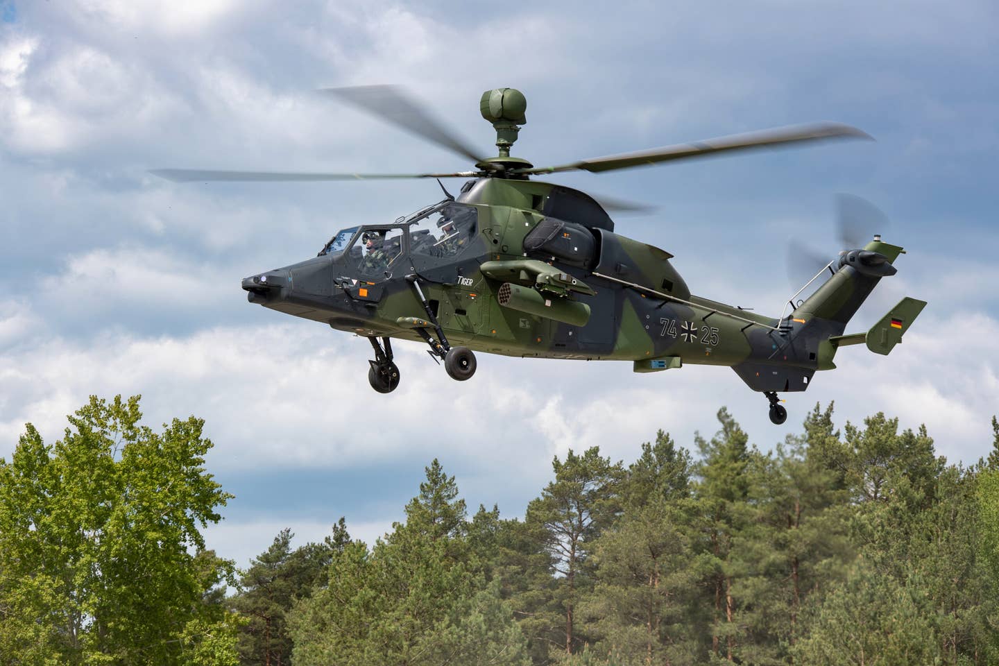 A German Army Tiger attack helicopter. <em>Bundeswehr/Marco Dorow</em>