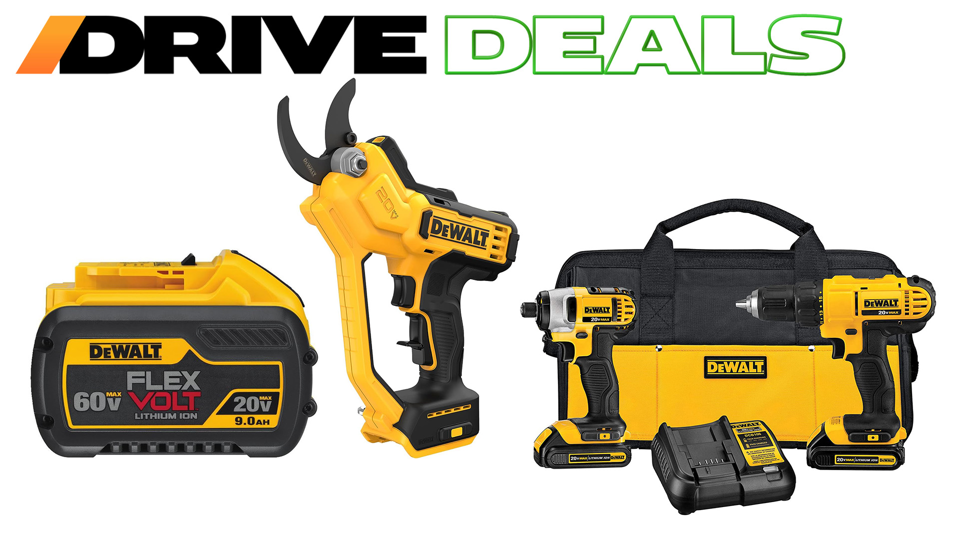 Artifact Alert rim DeWalt's Power Tools Are Back on Sale and Discounted Heavily
