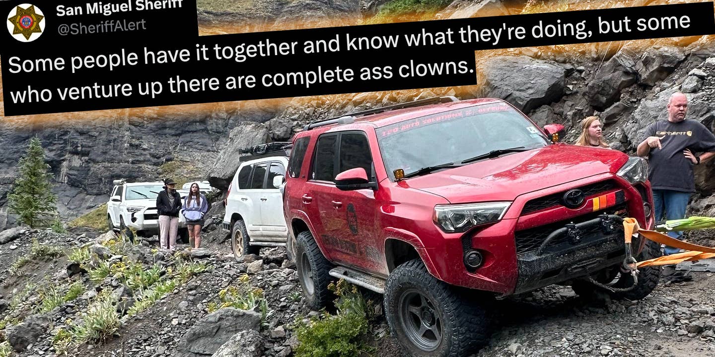 Sheriff Calls Out ‘Complete Ass Clowns’ Who Got Stuck on Closed Black Bear Pass