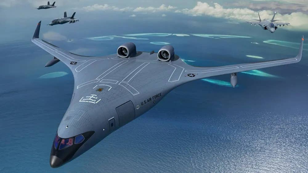 A rendering that JetZero previously released showing its BWB concept. <em>JetZero</em>