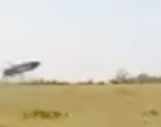 A video screencap of what is reportedly a missile fired by a MANPADS at a Russian Ka-52 attack helicopter near Robotyne (In Factum screencap)