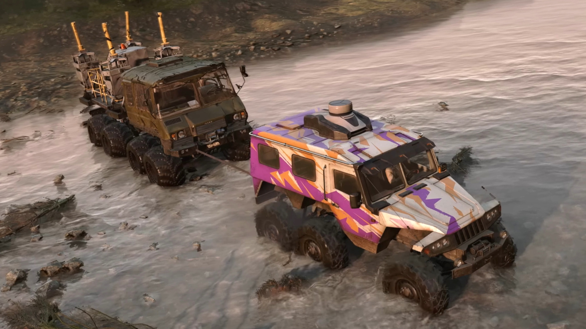 The Next MudRunner Game Looks Like the First Real Overlanding Video Game