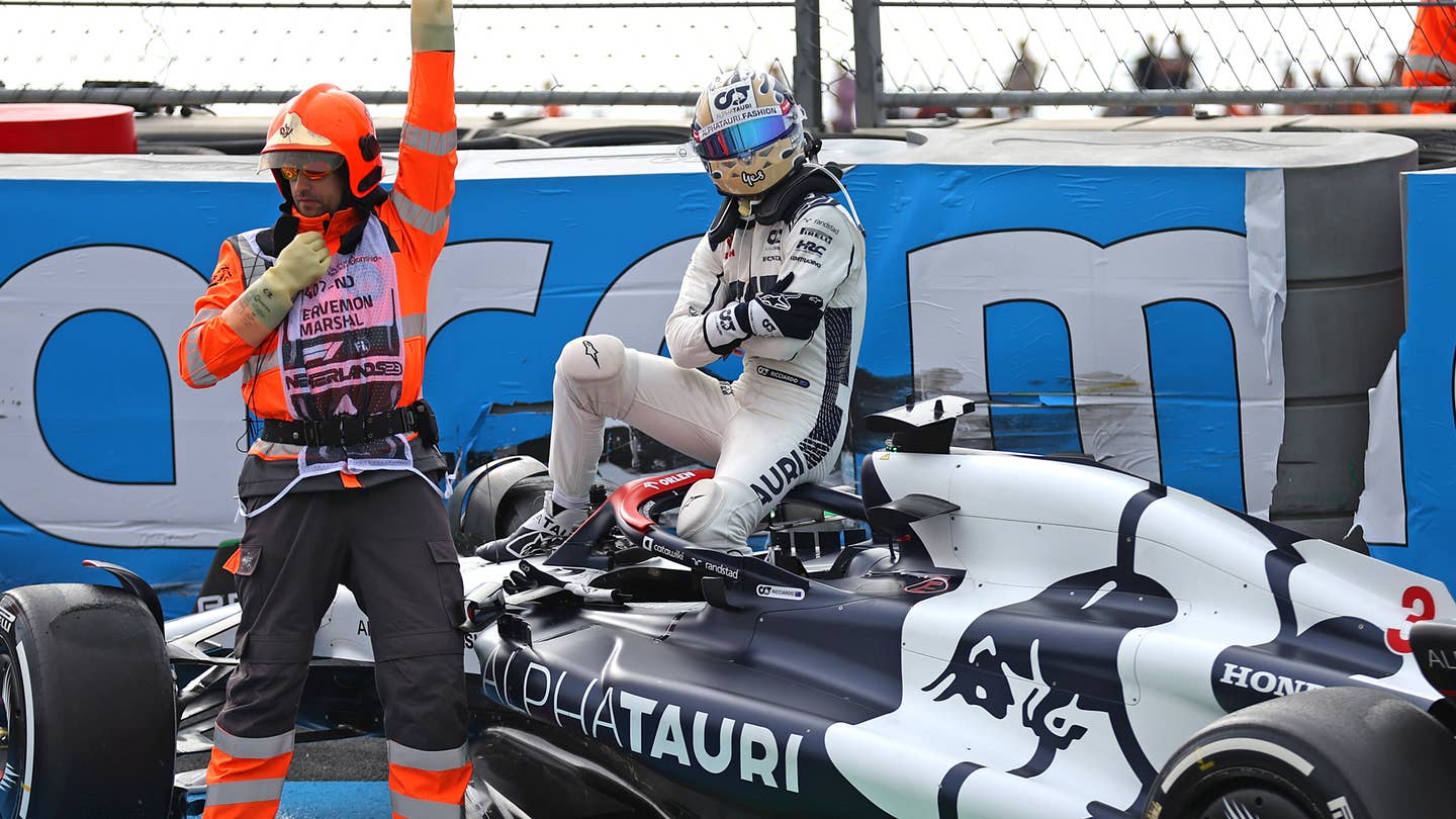 Daniel Ricciardo Crash 2024 - Kate Sarine