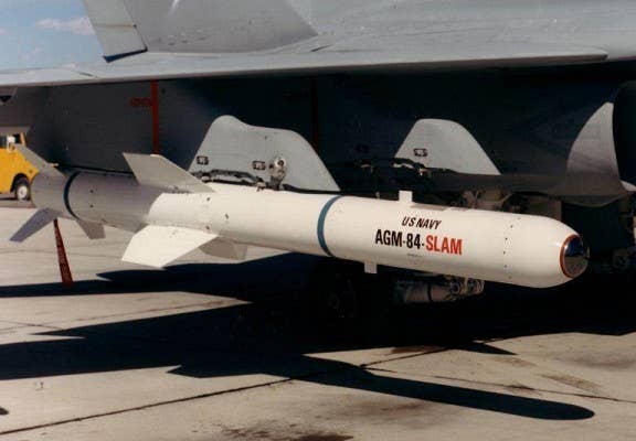 SLAM missile which evolved from the Harpoon. (USN)