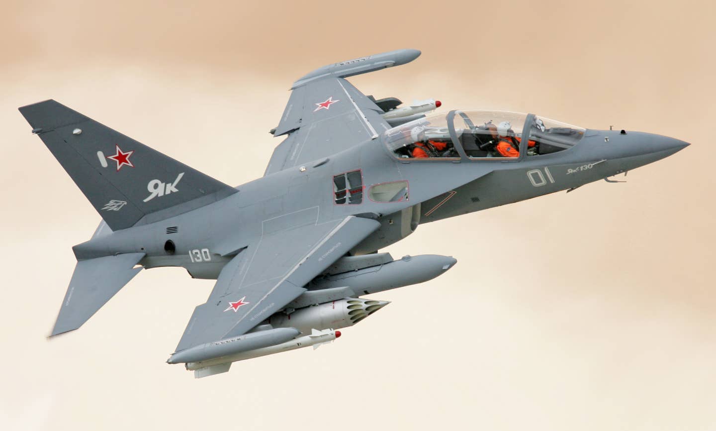 A Yak-130 "Mitten" of the Russian Air Force. <em>Russian Ministry of Defense</em>.