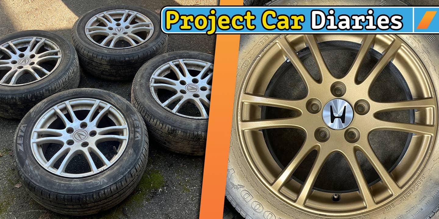 Project Car Diaries: I Made These Sad Old OEM Wheels Look Cool With Minimal Effort