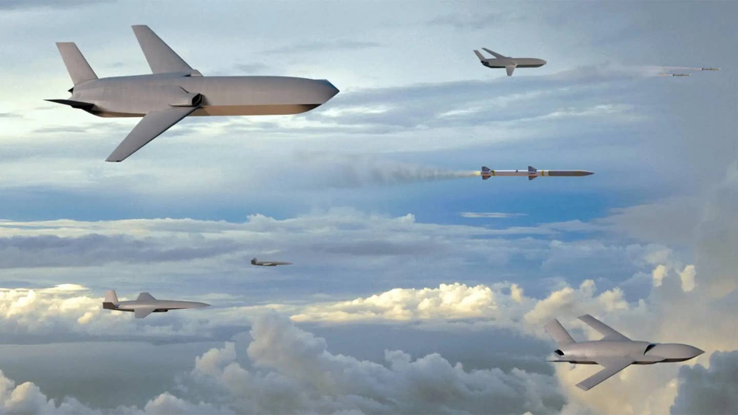 Various advanced drone concepts from General Atomics. <em>GA-ASI</em>