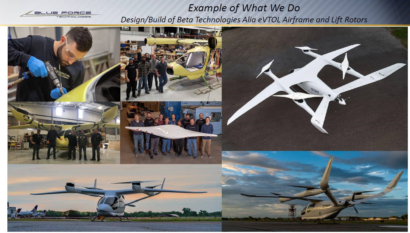 A composite image showing examples of some of Blue Force Technologies' other work. <em>Blue Force Technologies</em>
