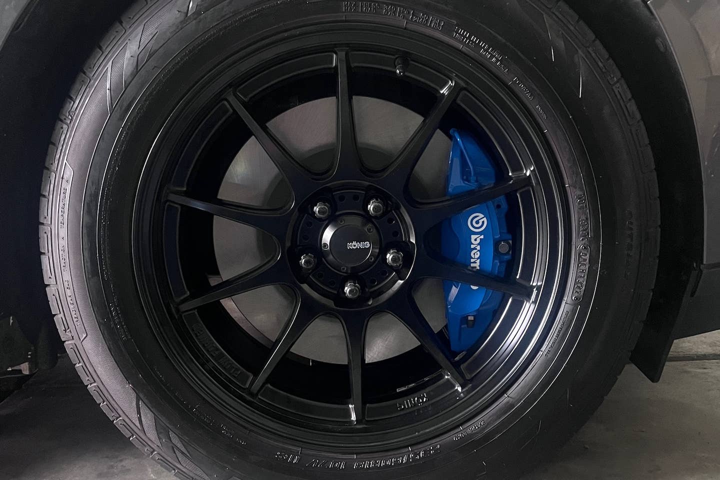 Ford Focus RS Brembo brakes on a Maverick