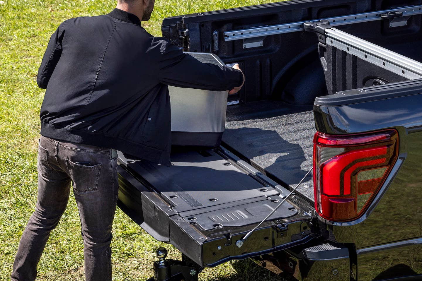 2024 Ford F-150 Pro Access Tailgate in action