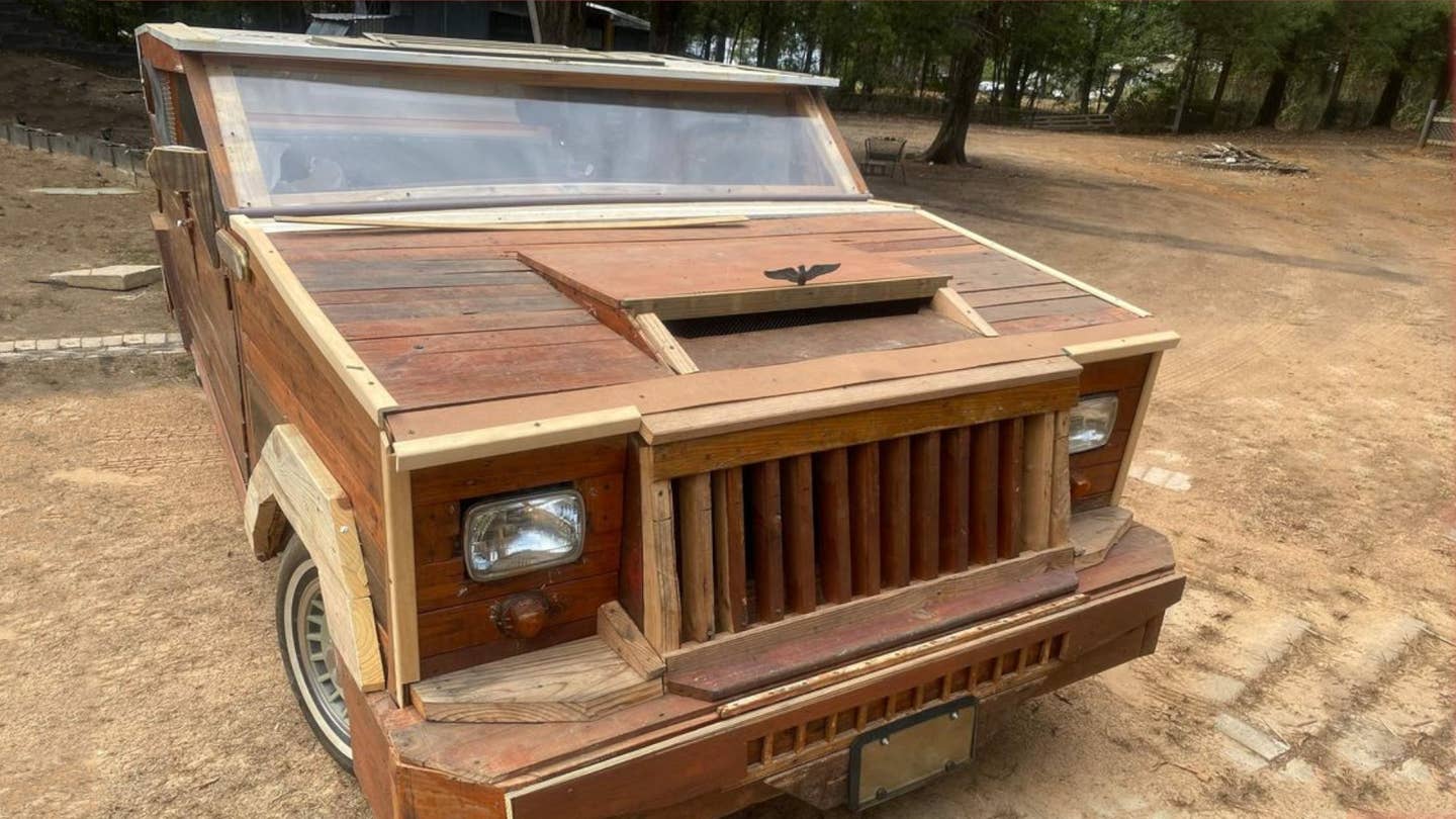This Wood Cabin on Wheels Used to Be a 1983 Ford F-150, And It’s for Sale